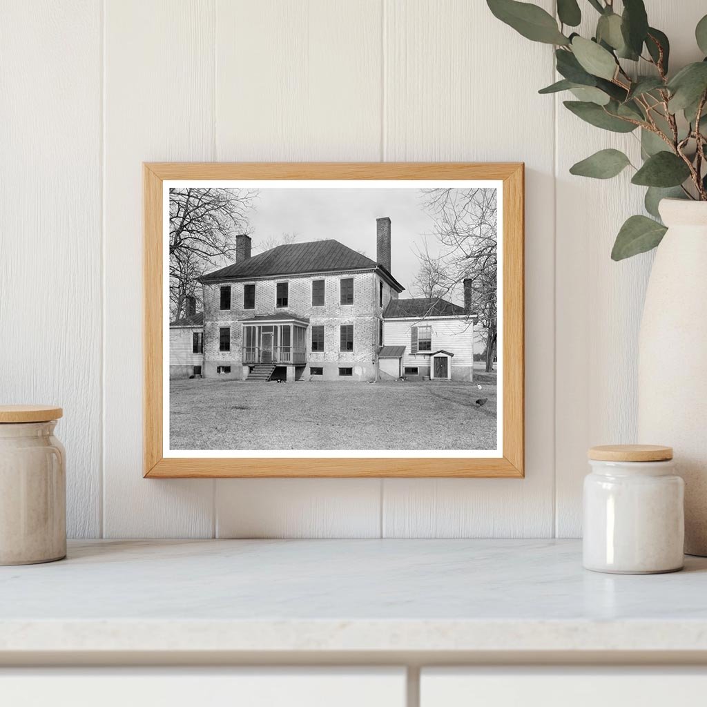 Historic Home, King & Queen County, Virginia, 1953