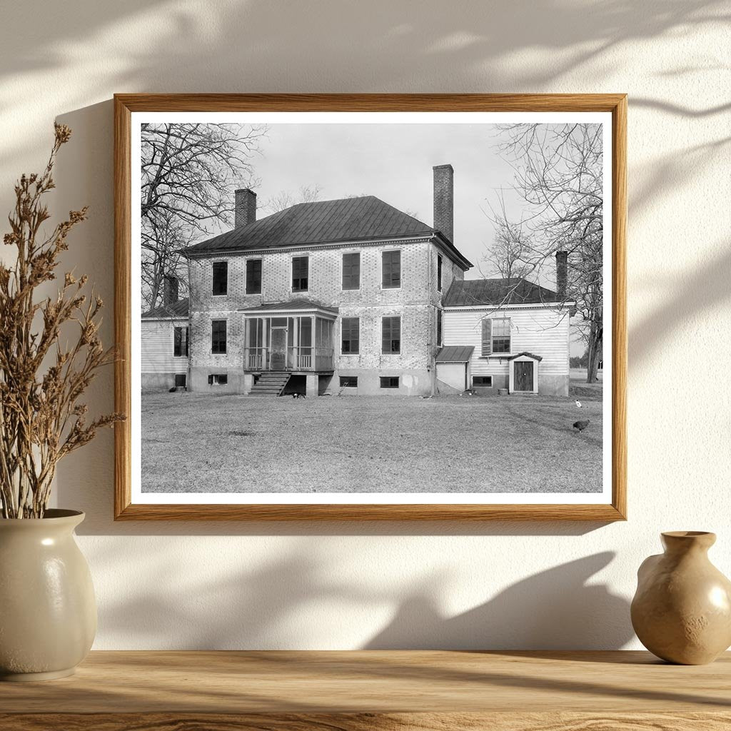 Historic Home, King & Queen County, Virginia, 1953