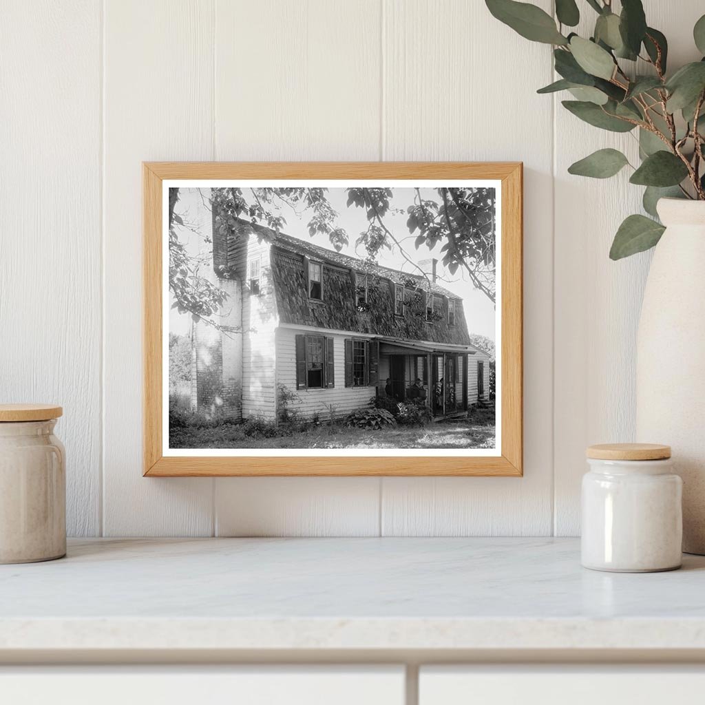 King George County, VA Architecture, 1953 Vintage Photo