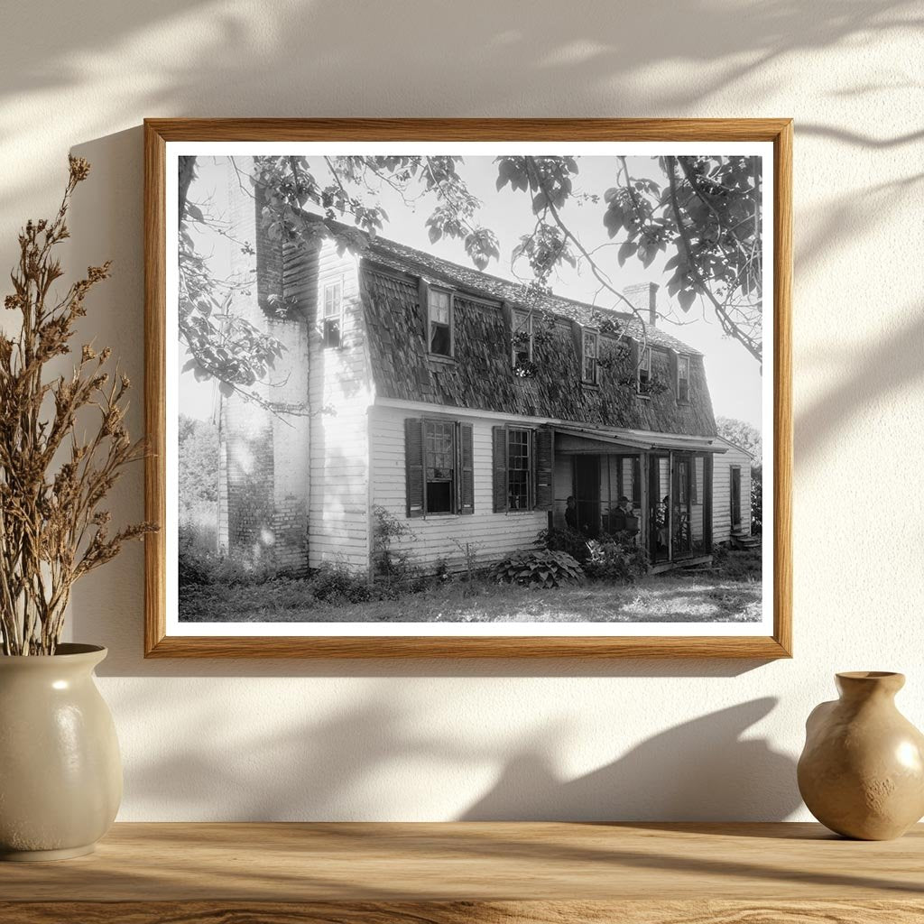 King George County, VA Architecture, 1953 Vintage Photo