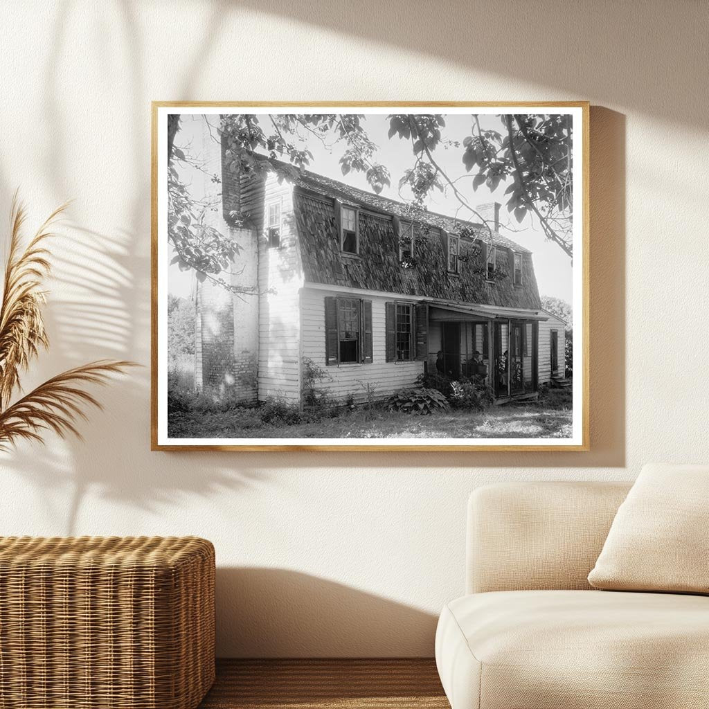 King George County, VA Architecture, 1953 Vintage Photo