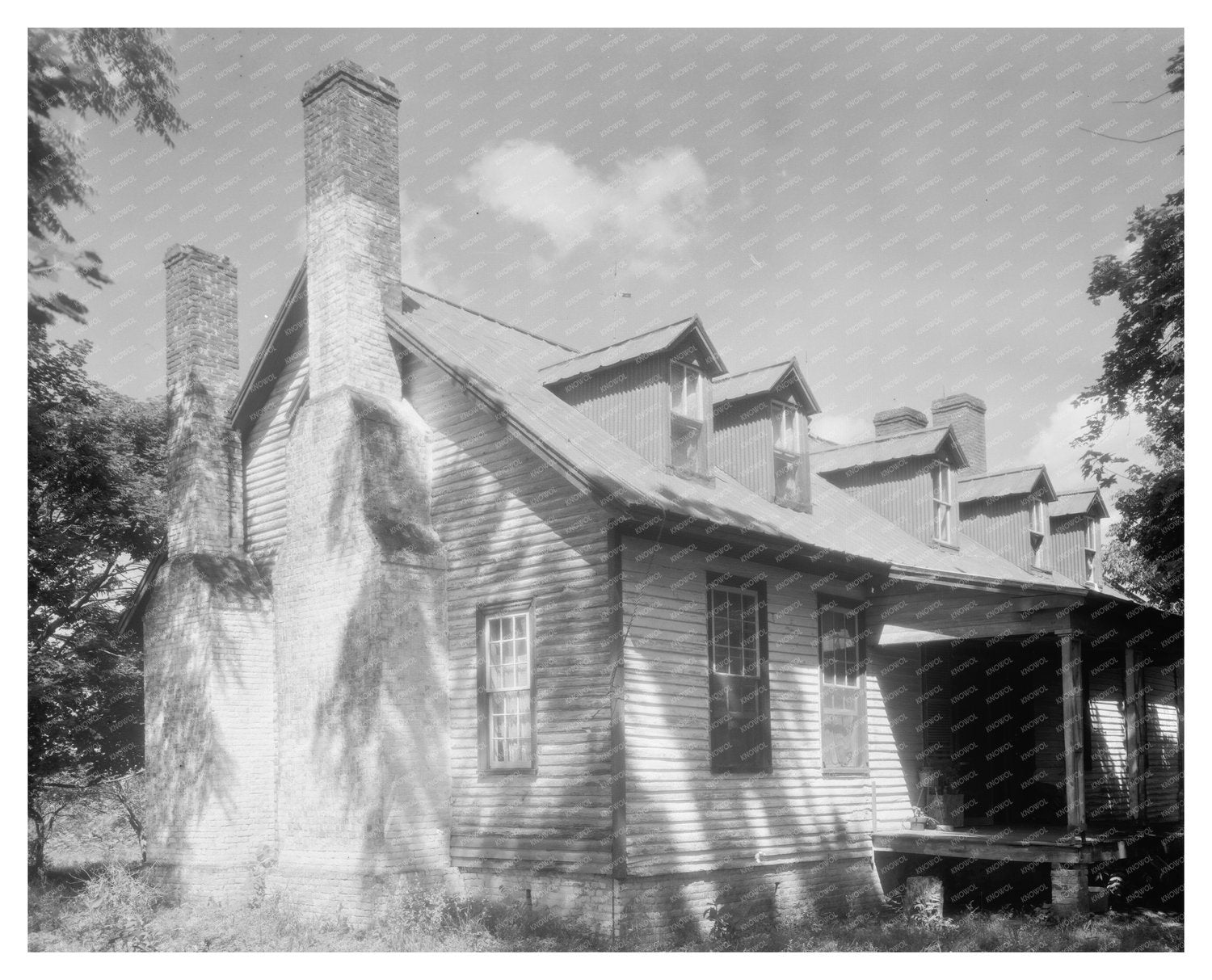 Vintage Architecture in King George, Virginia, 1953