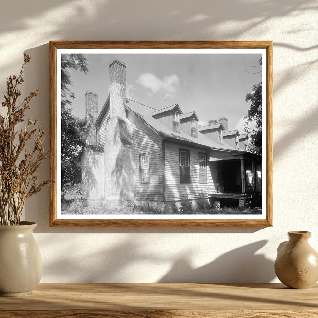 Vintage Architecture in King George, Virginia, 1953