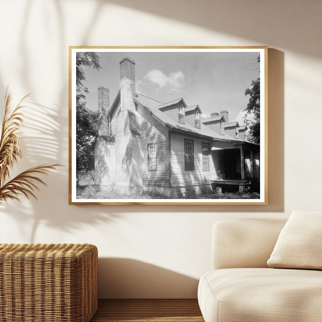 Vintage Architecture in King George, Virginia, 1953