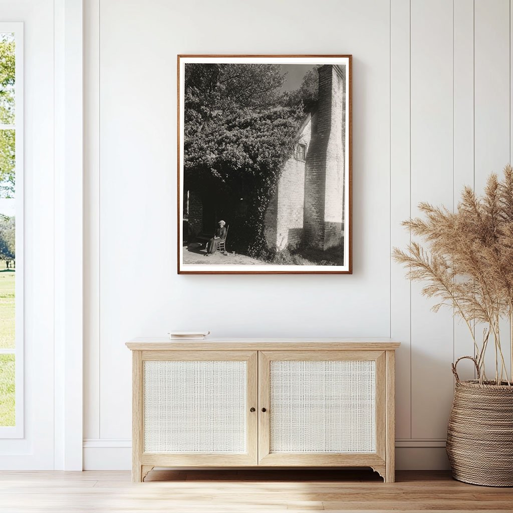 Miss Brown, Midwife at 1722 House, King William VA, 20th Cen