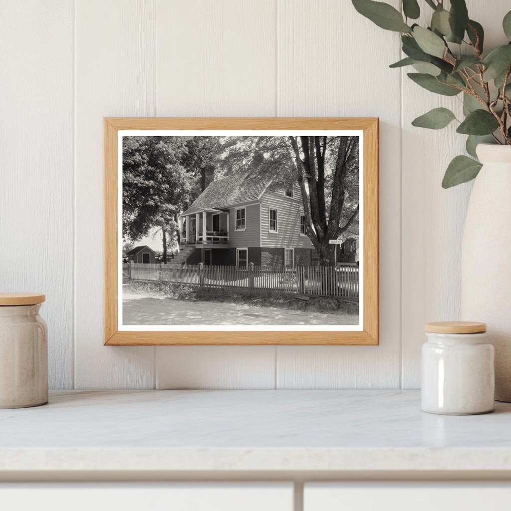 Mangohick Village, VA Vintage Architecture Photo, 20th Centu