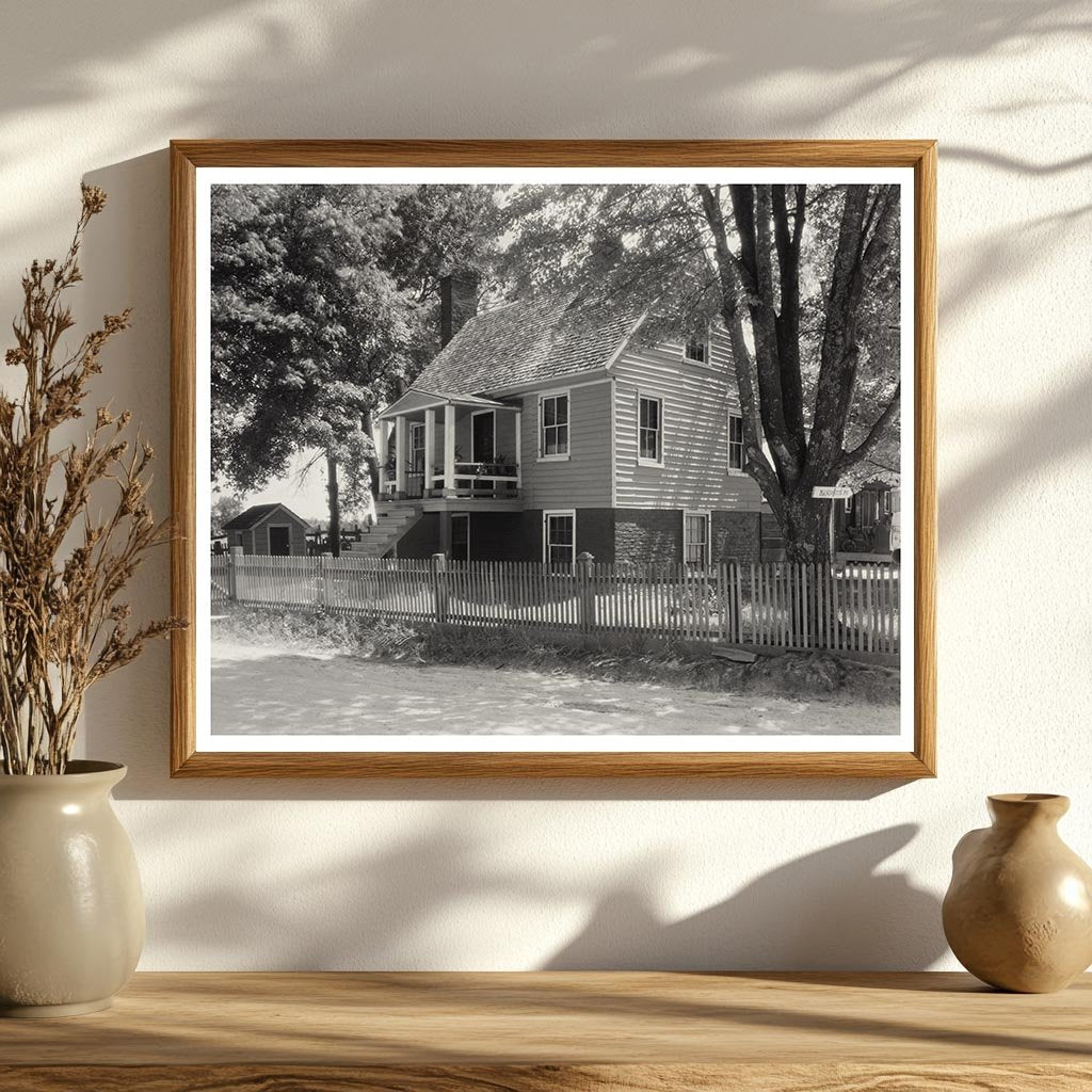 Mangohick Village, VA Vintage Architecture Photo, 20th Centu