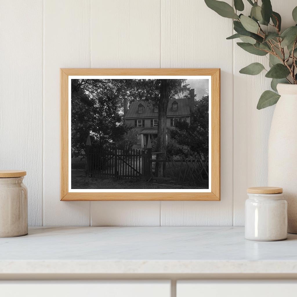 Historic 1807 Building in Mangohick, VA - 1953 Photograph