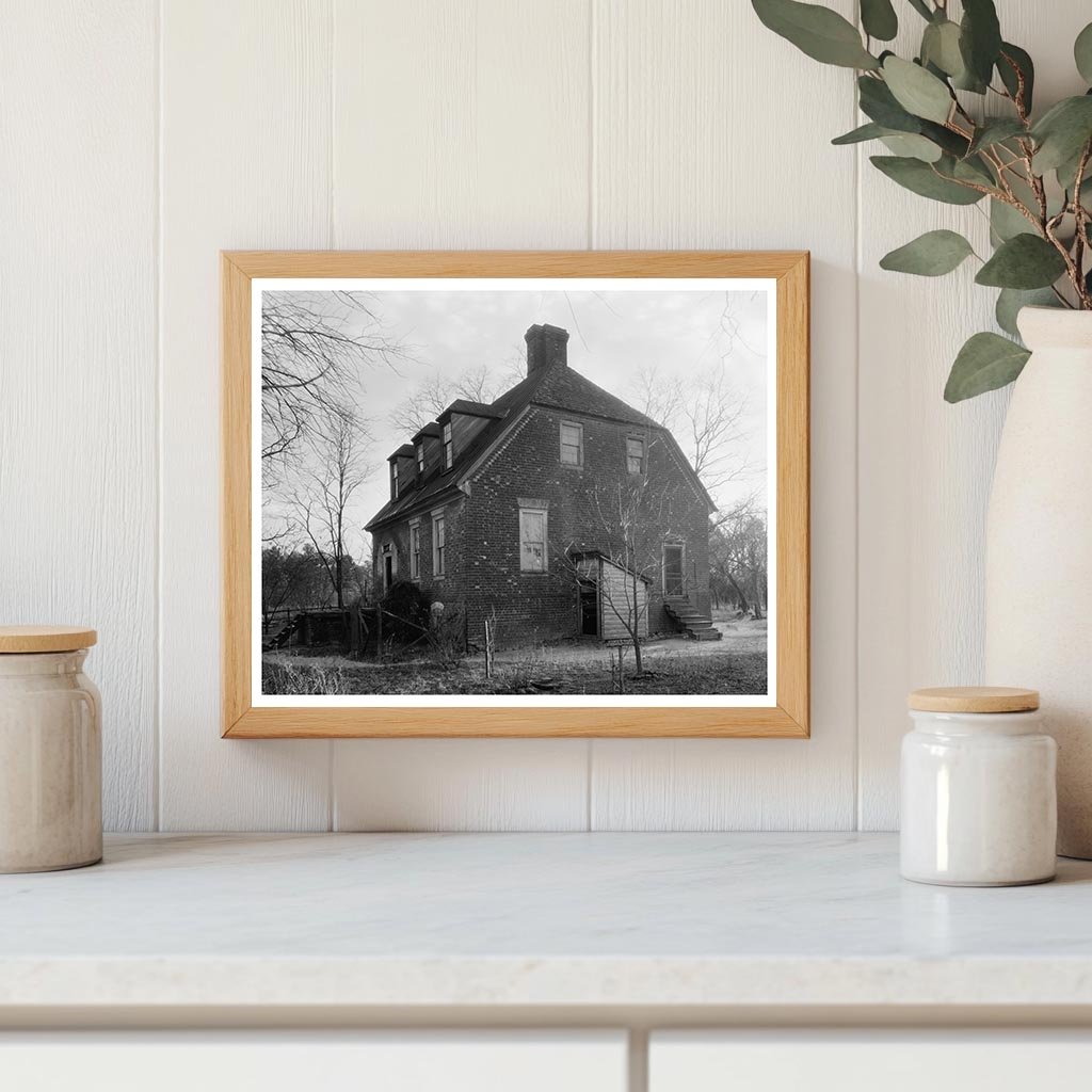 Vintage Photo of West Point, VA Architecture, 1953