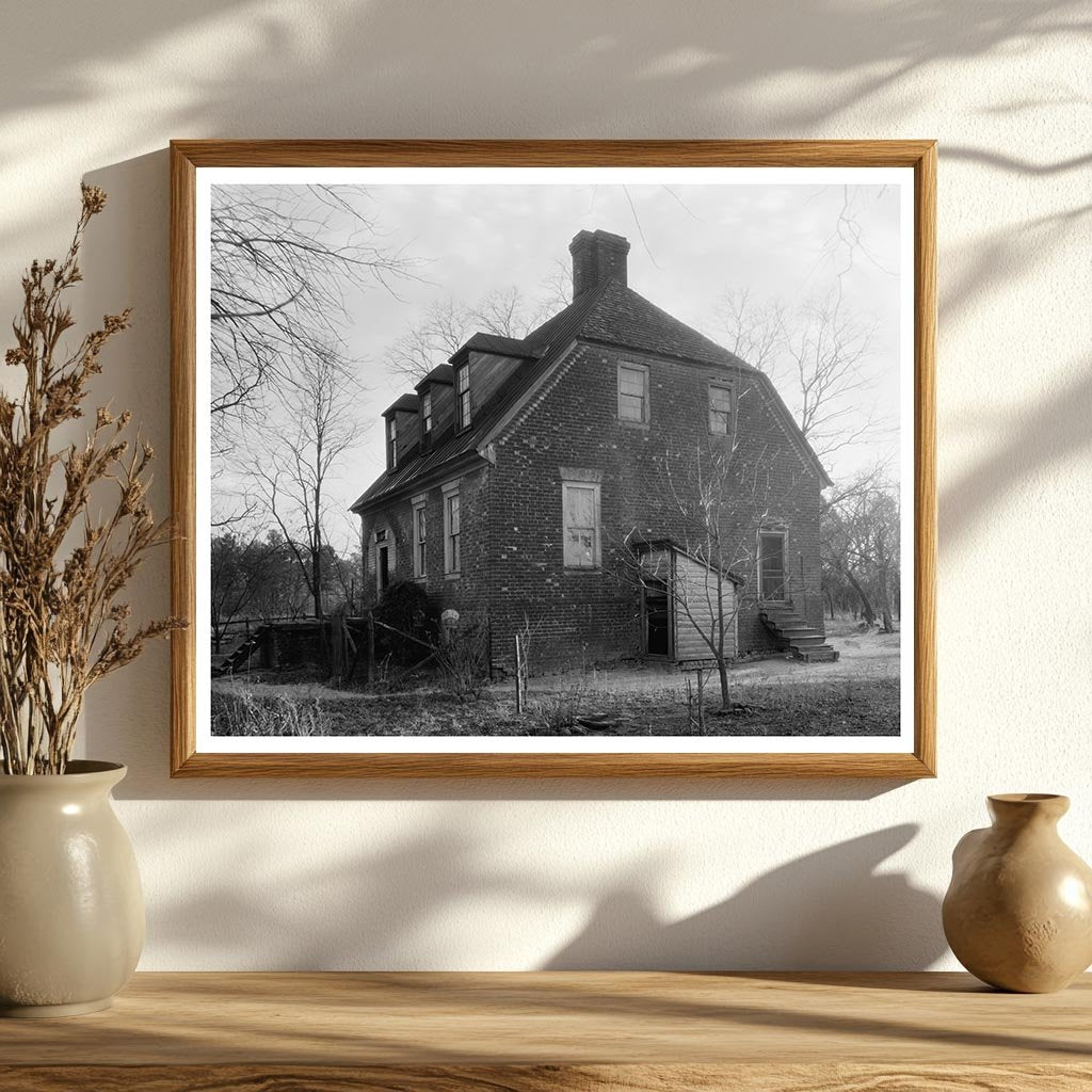 Vintage Photo of West Point, VA Architecture, 1953