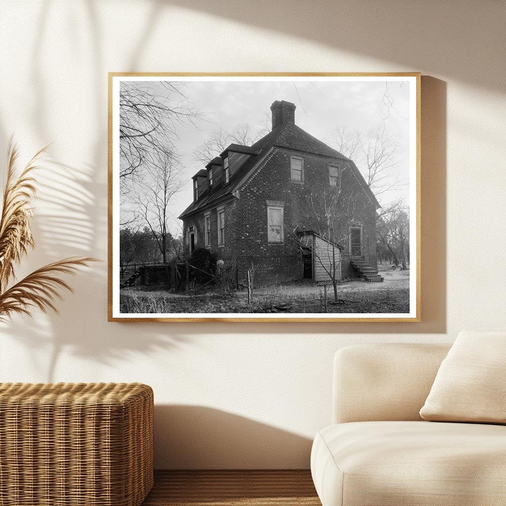 Vintage Photo of West Point, VA Architecture, 1953