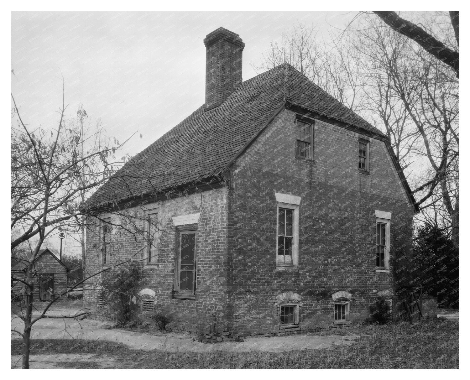 West Point VA Architectural Detail Photo, 1953
