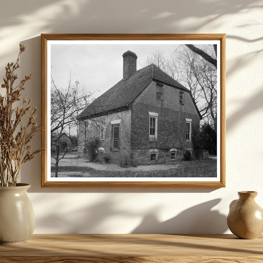 West Point VA Architectural Detail Photo, 1953