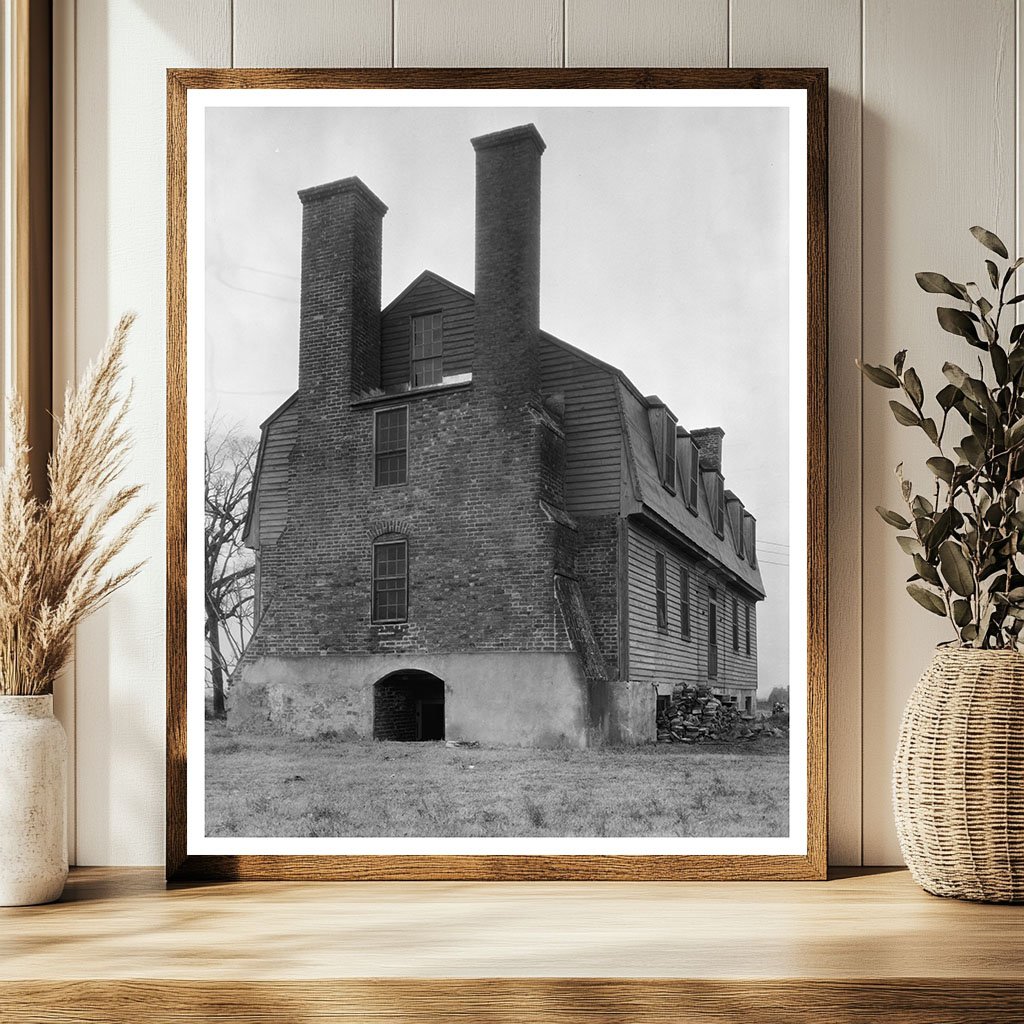 Sweet Hall, King William County, VA, 1794 Historical Photo