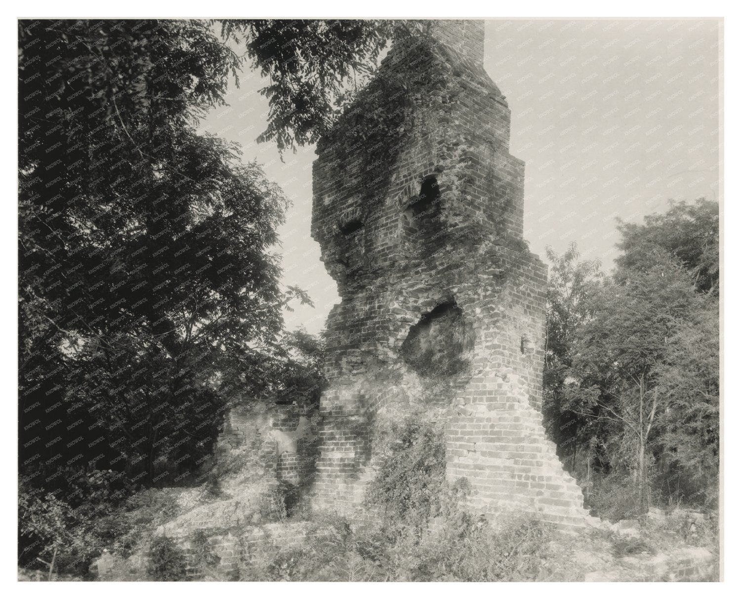 Lancaster VA Ruins Early 20th Century Vintage Photo