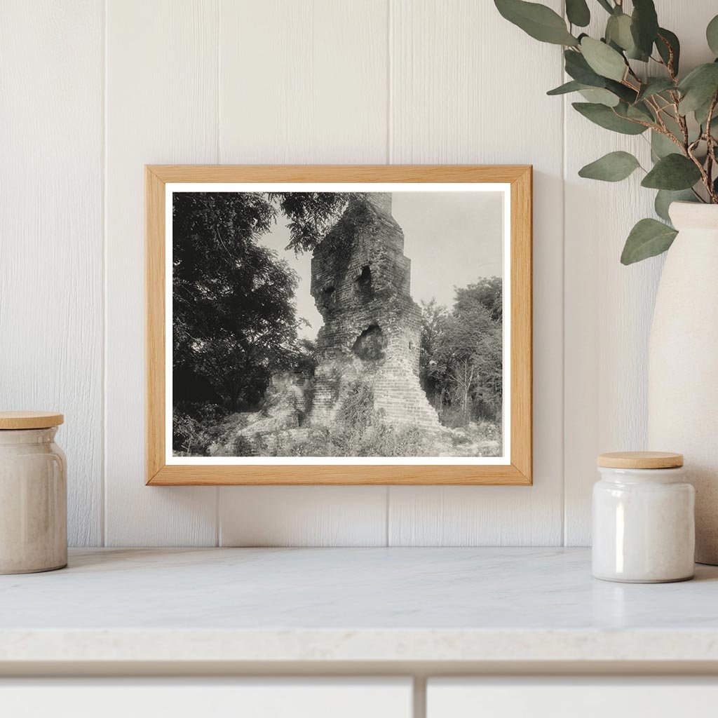 Lancaster VA Ruins Early 20th Century Vintage Photo