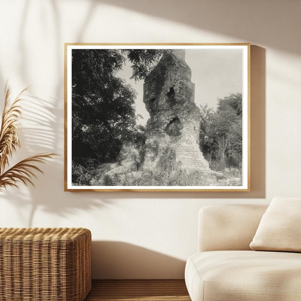 Lancaster VA Ruins Early 20th Century Vintage Photo