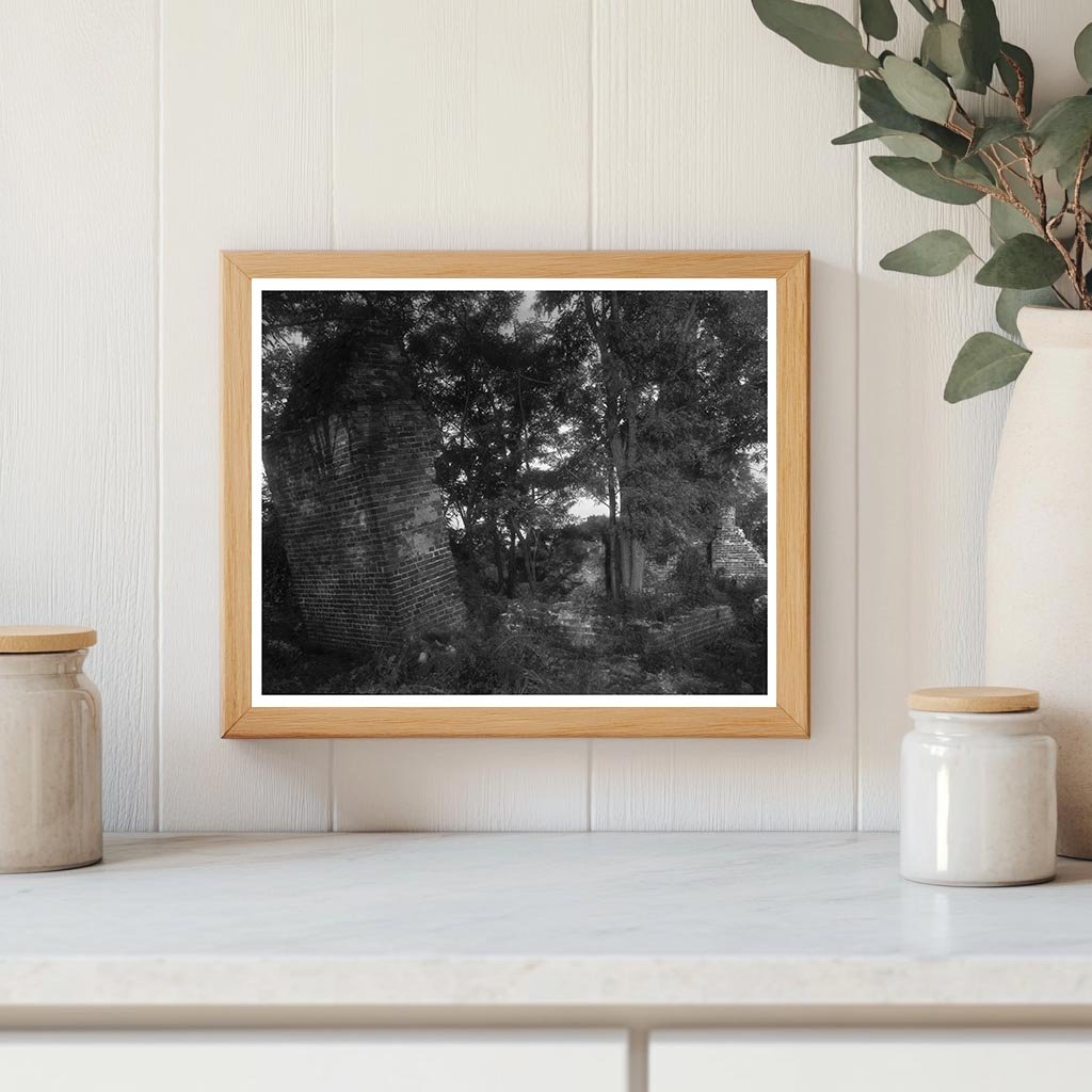 Architectural Ruins in Lancaster, VA - Early 20th Century