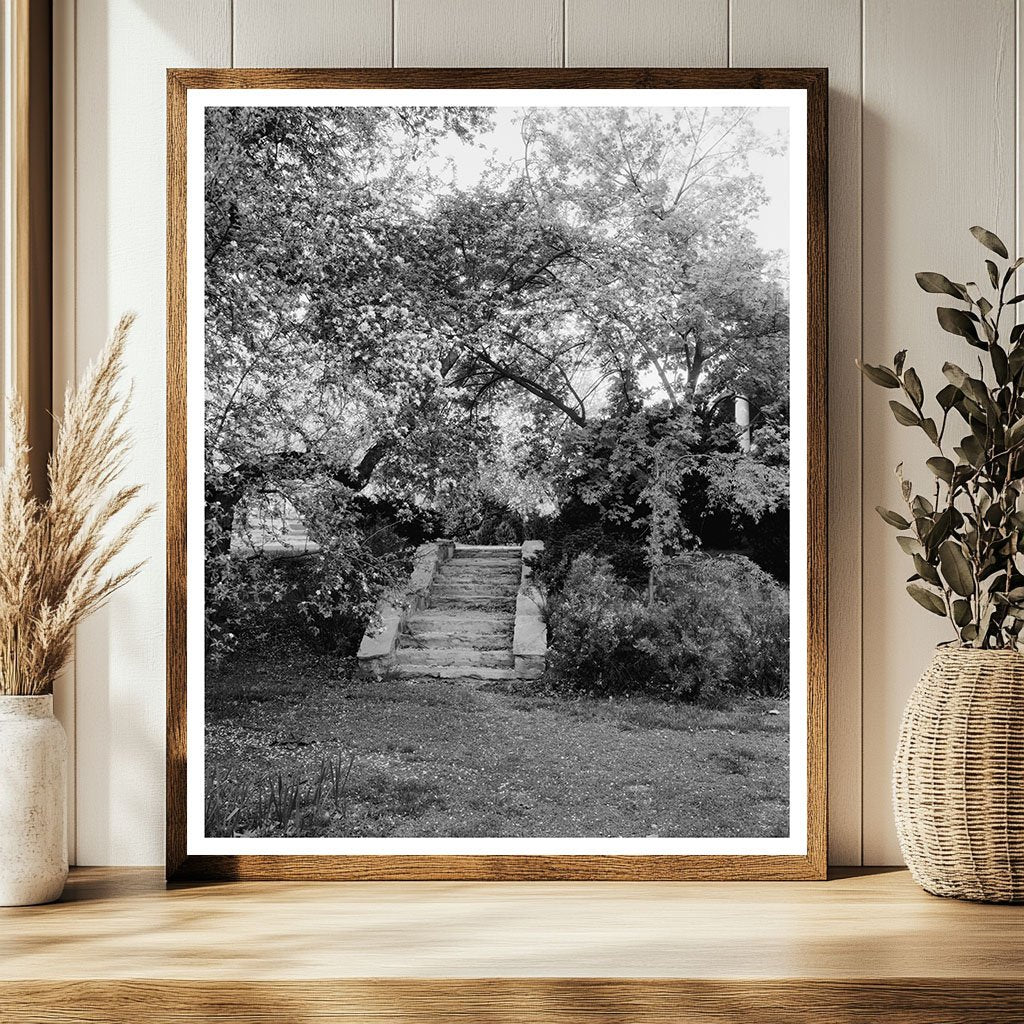 Loudoun County VA Garden Stairway Photo 1910s