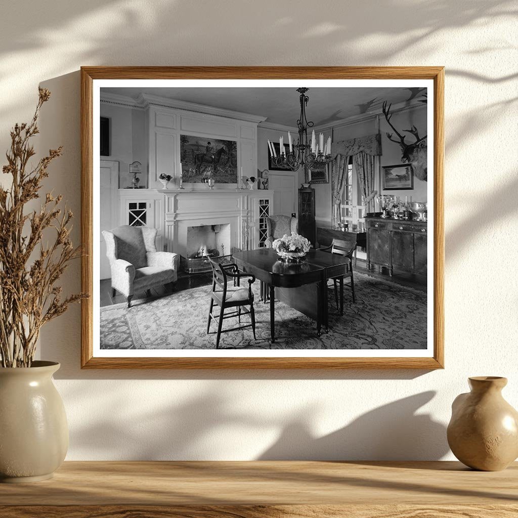 Loudoun County, VA Interior Photo, Early 20th Century