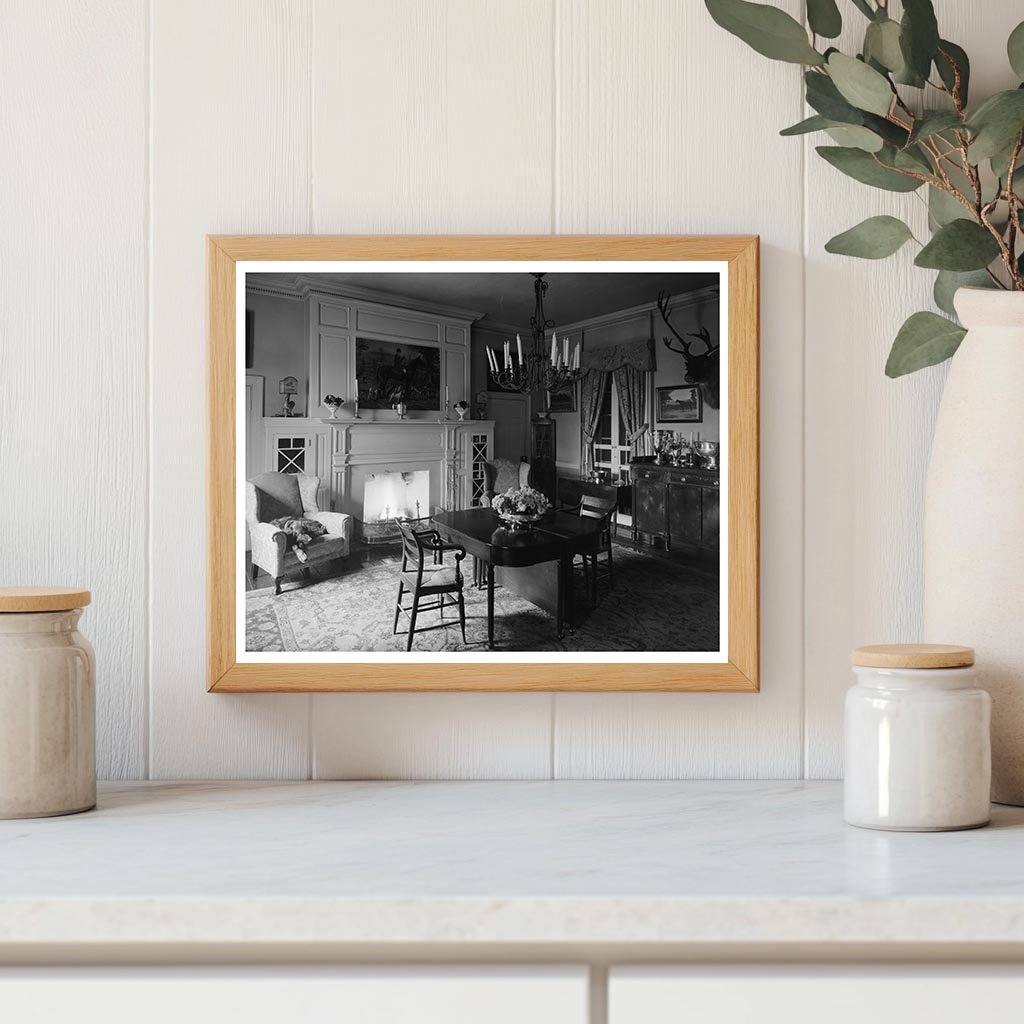 Interior Scene in Loudoun County, VA, Early 20th Century