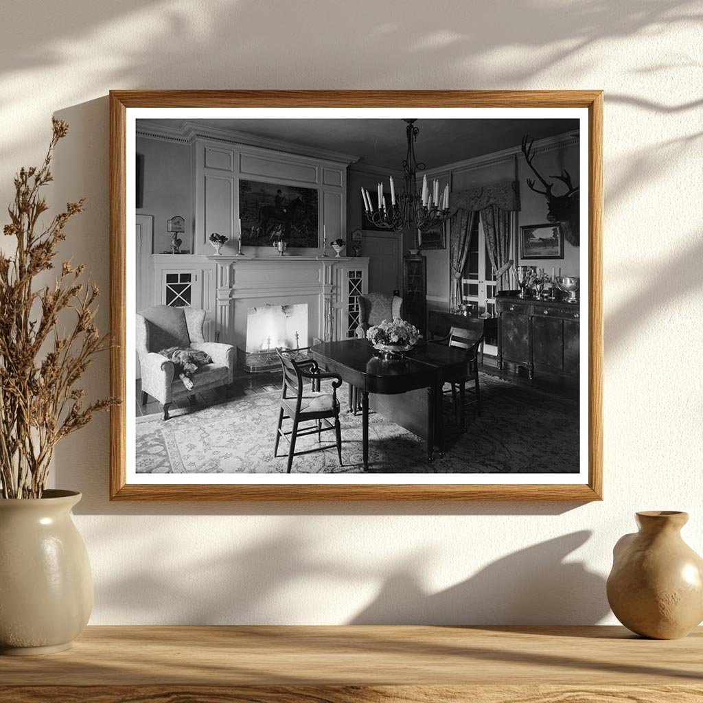 Interior Scene in Loudoun County, VA, Early 20th Century