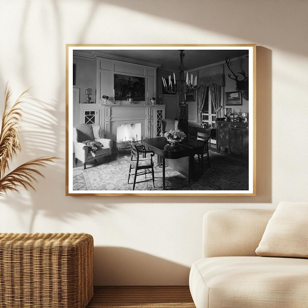 Interior Scene in Loudoun County, VA, Early 20th Century