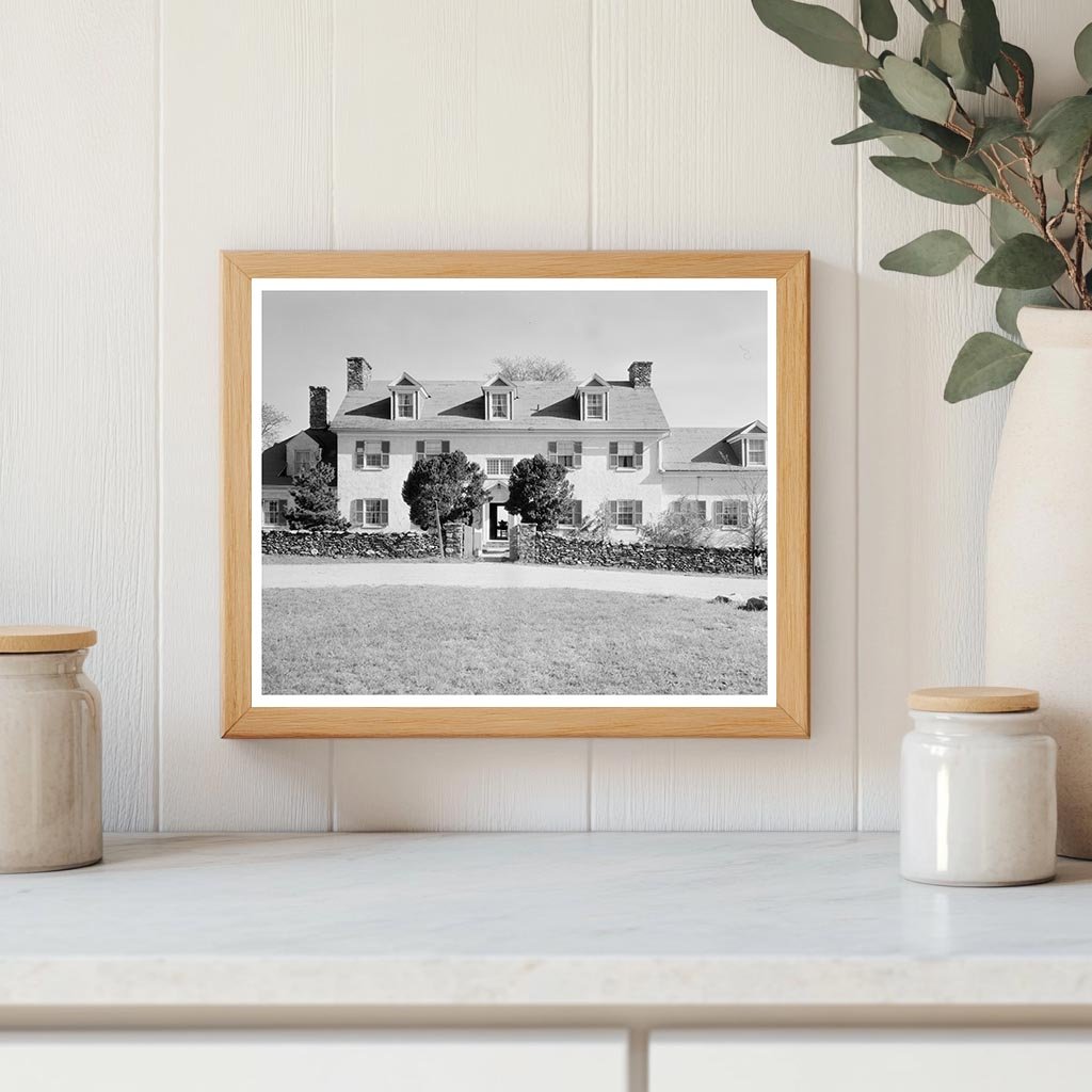 Vintage Photo of Middleburg, VA Architecture, 1953