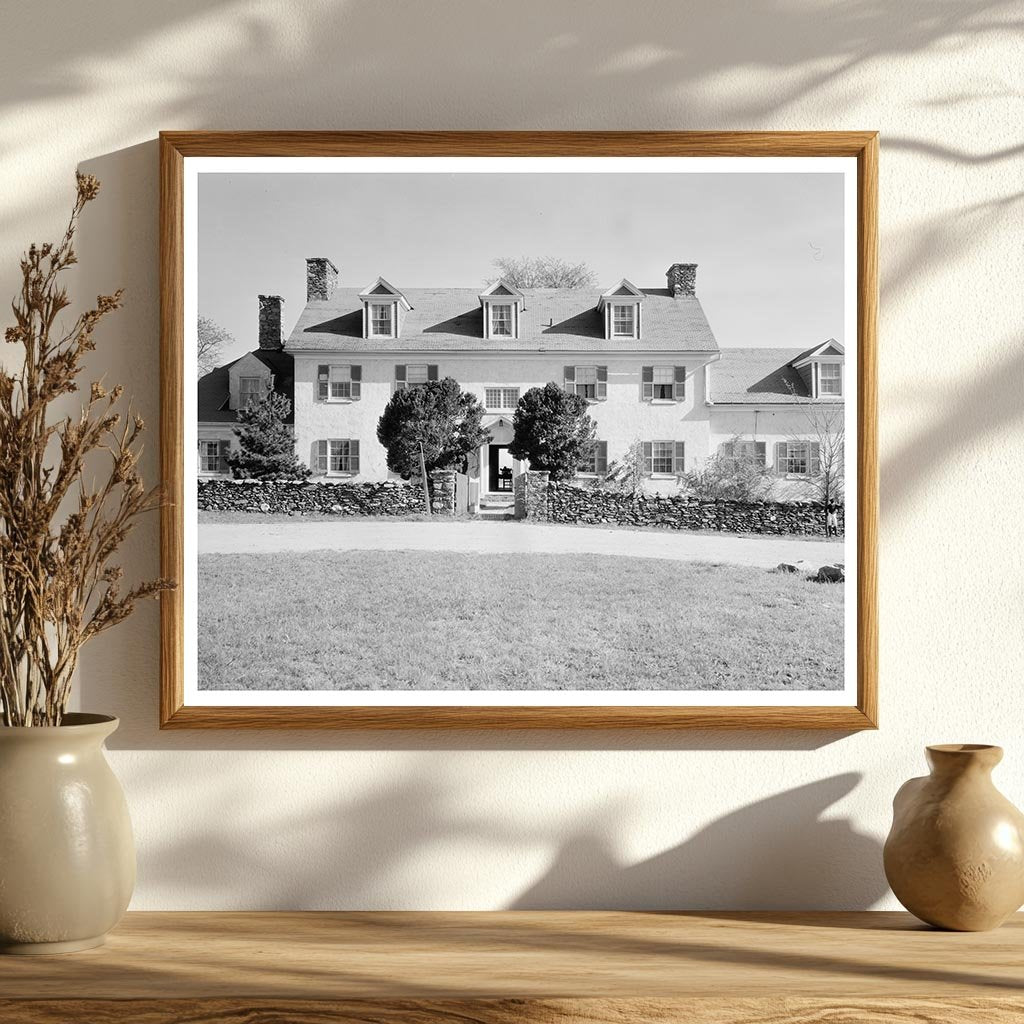 Vintage Photo of Middleburg, VA Architecture, 1953