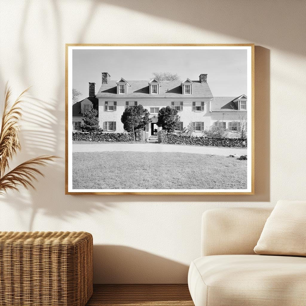 Vintage Photo of Middleburg, VA Architecture, 1953