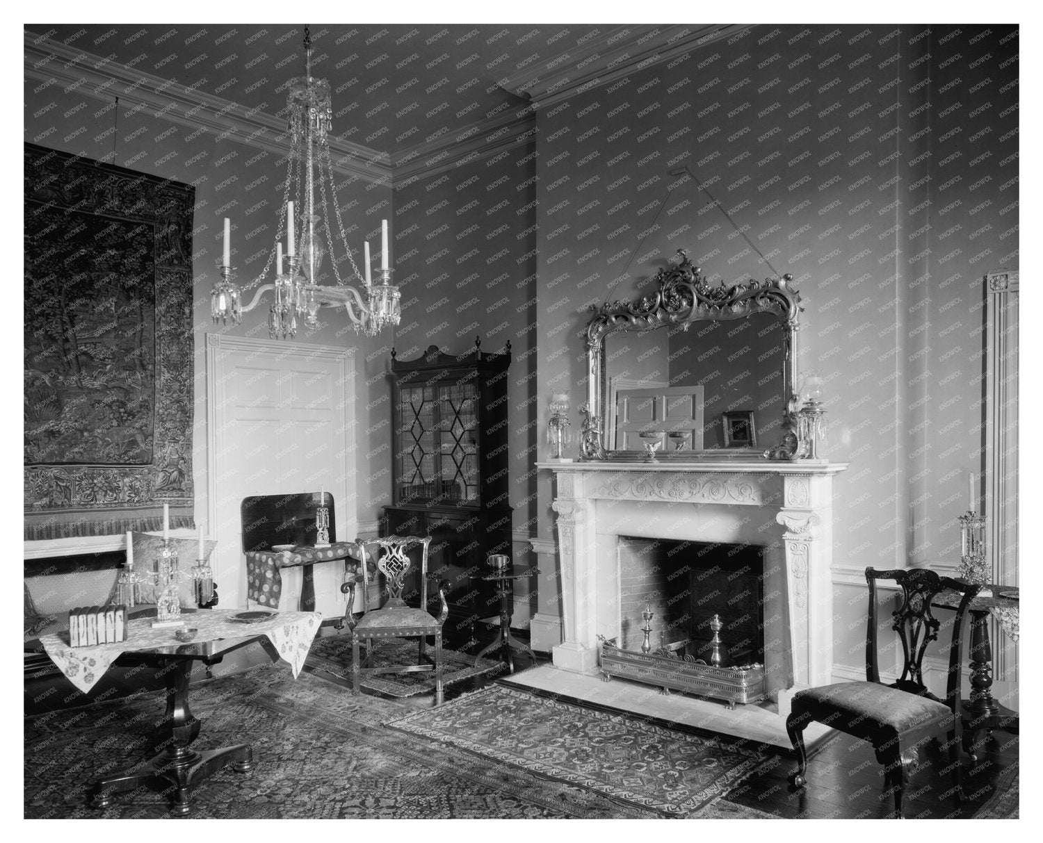 Interior of Historic Building, Aldie VA, 1823