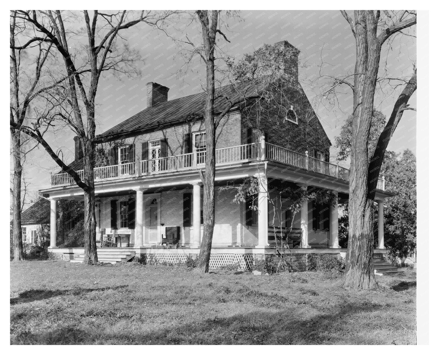 Middleburg, VA Vintage Architecture Photo, 1953