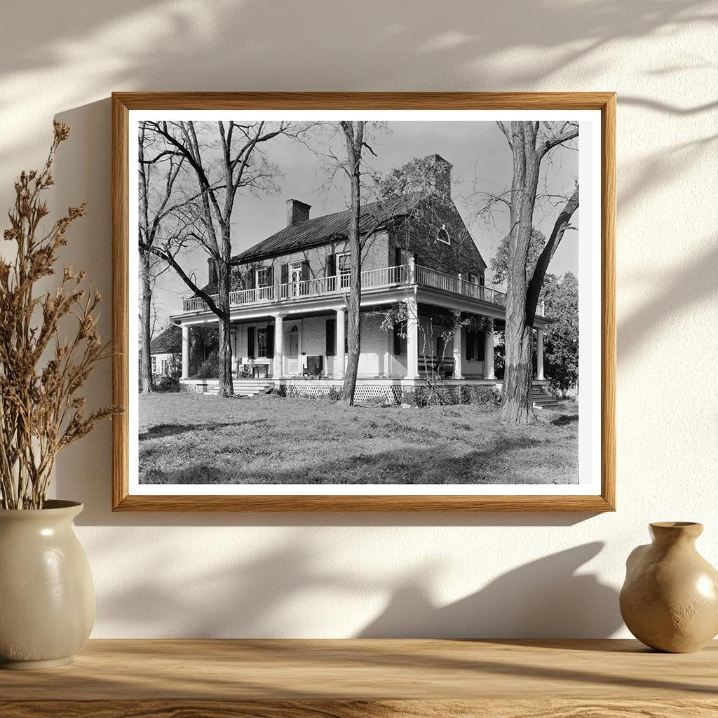 Middleburg, VA Vintage Architecture Photo, 1953