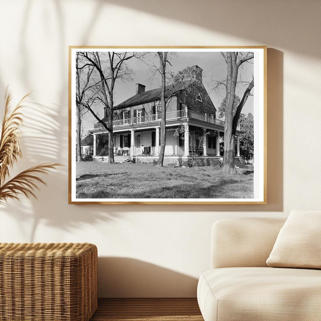 Middleburg, VA Vintage Architecture Photo, 1953