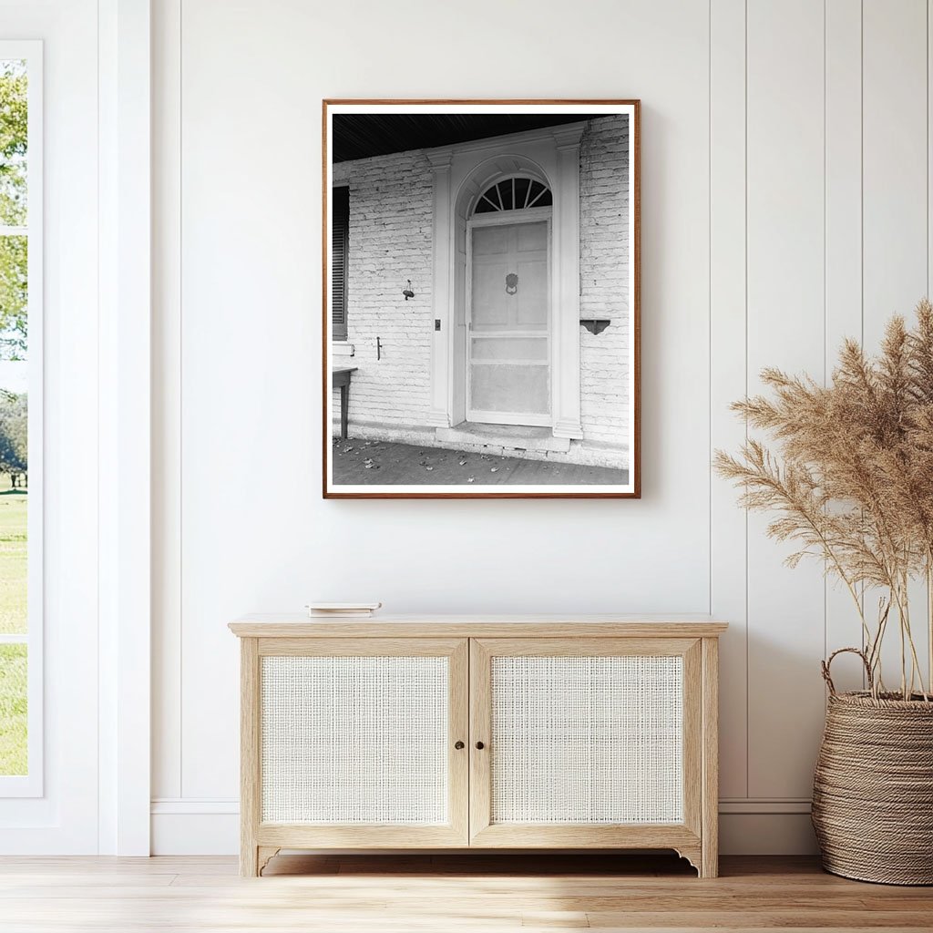 Middleburg VA Doorway Fanlight Photo, 1953