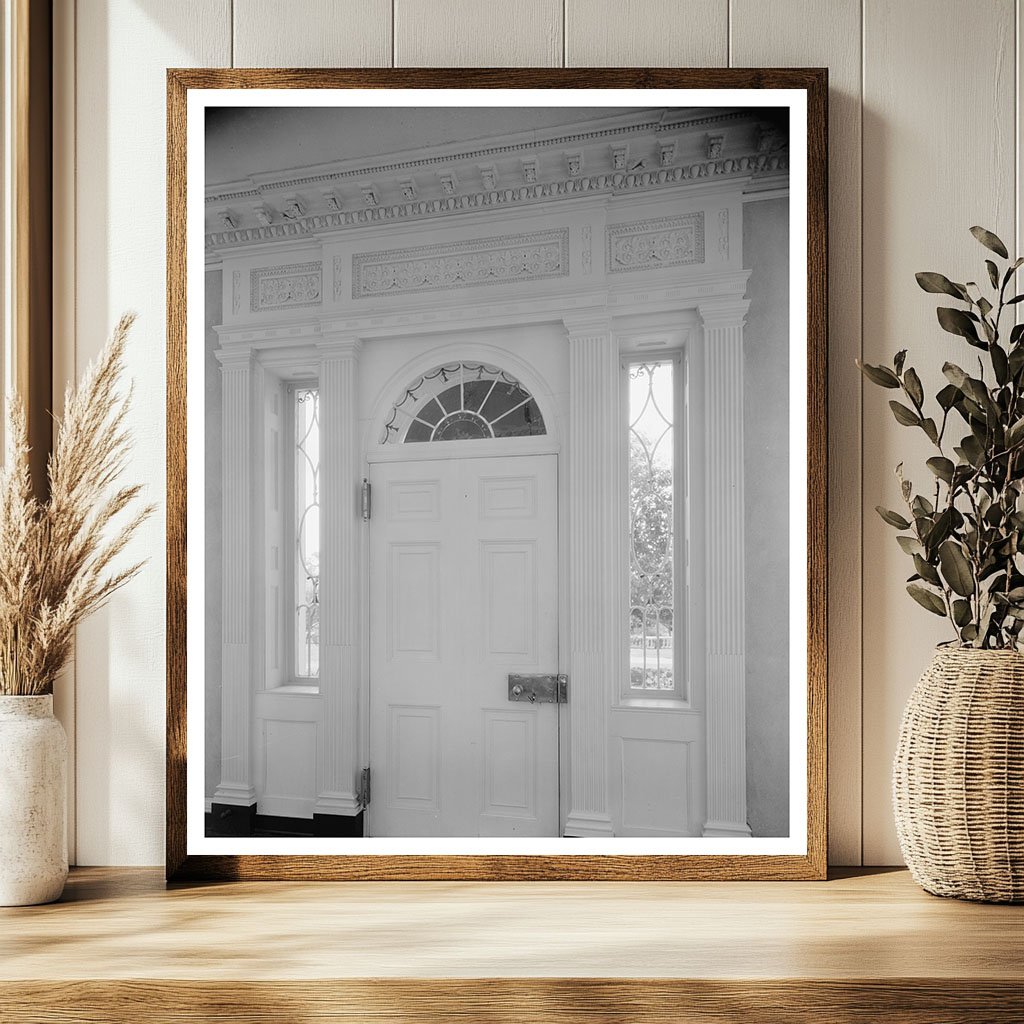 Leesburg VA Doorway Photo, Early 20th Century