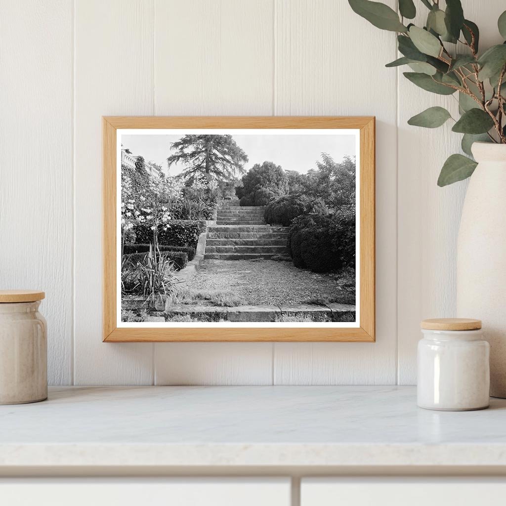 Loudoun County VA Estate Staircase Photo, Early 1900s