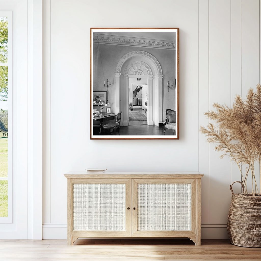 Vintage Interior Scene, Leesburg VA 1900s Architecture