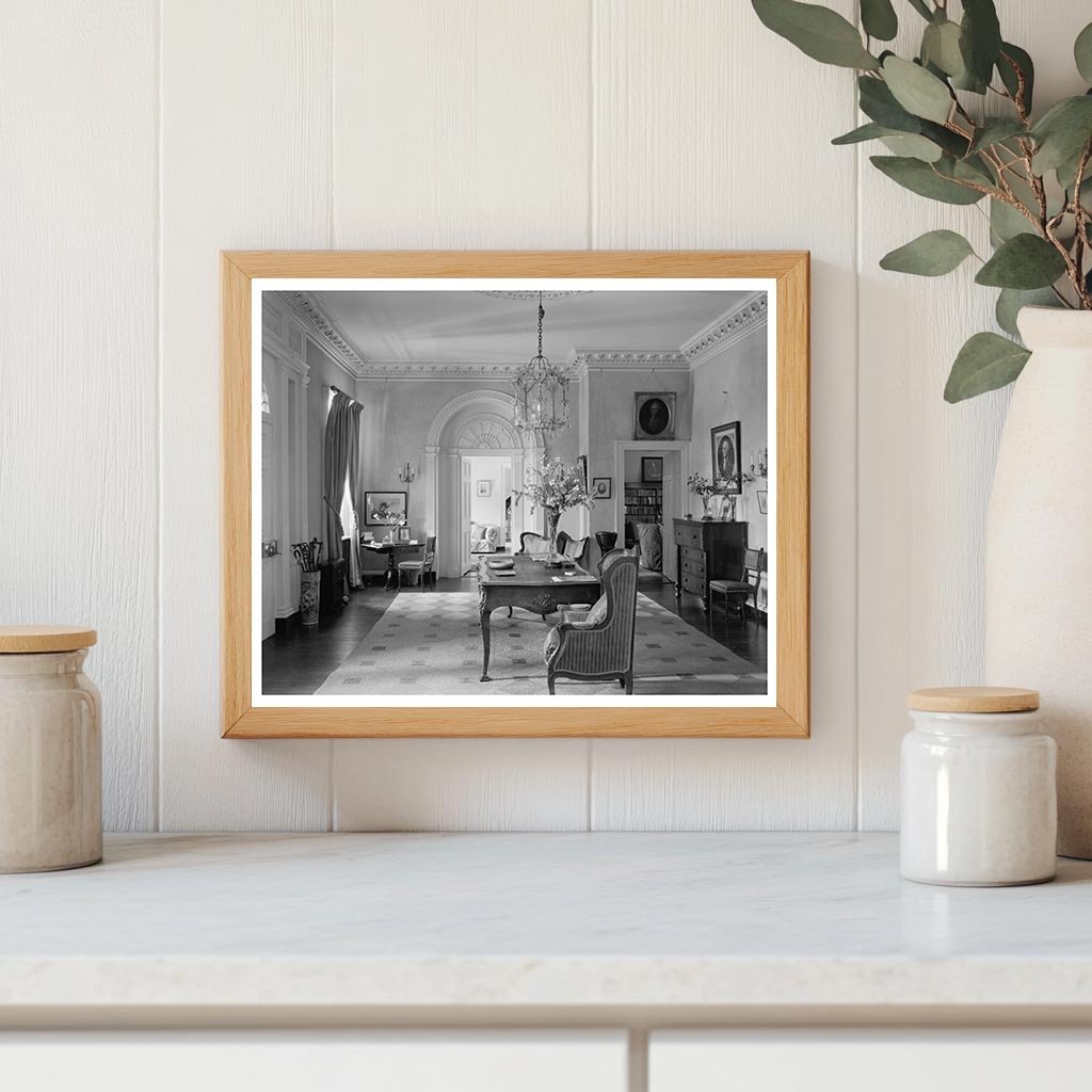 Vintage Interior Photo, Loudoun County, Virginia, 1900s