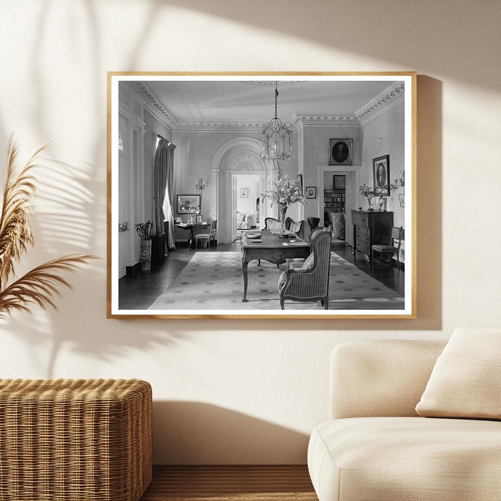 Vintage Interior Photo, Loudoun County, Virginia, 1900s
