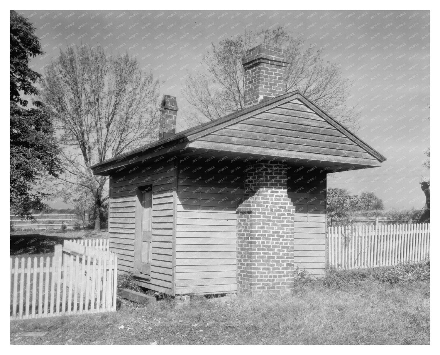 Vintage Photograph of Trevilians, VA Architecture, 1953
