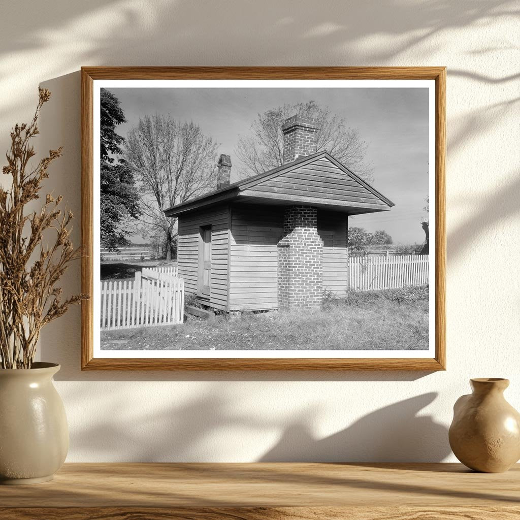 Vintage Photograph of Trevilians, VA Architecture, 1953