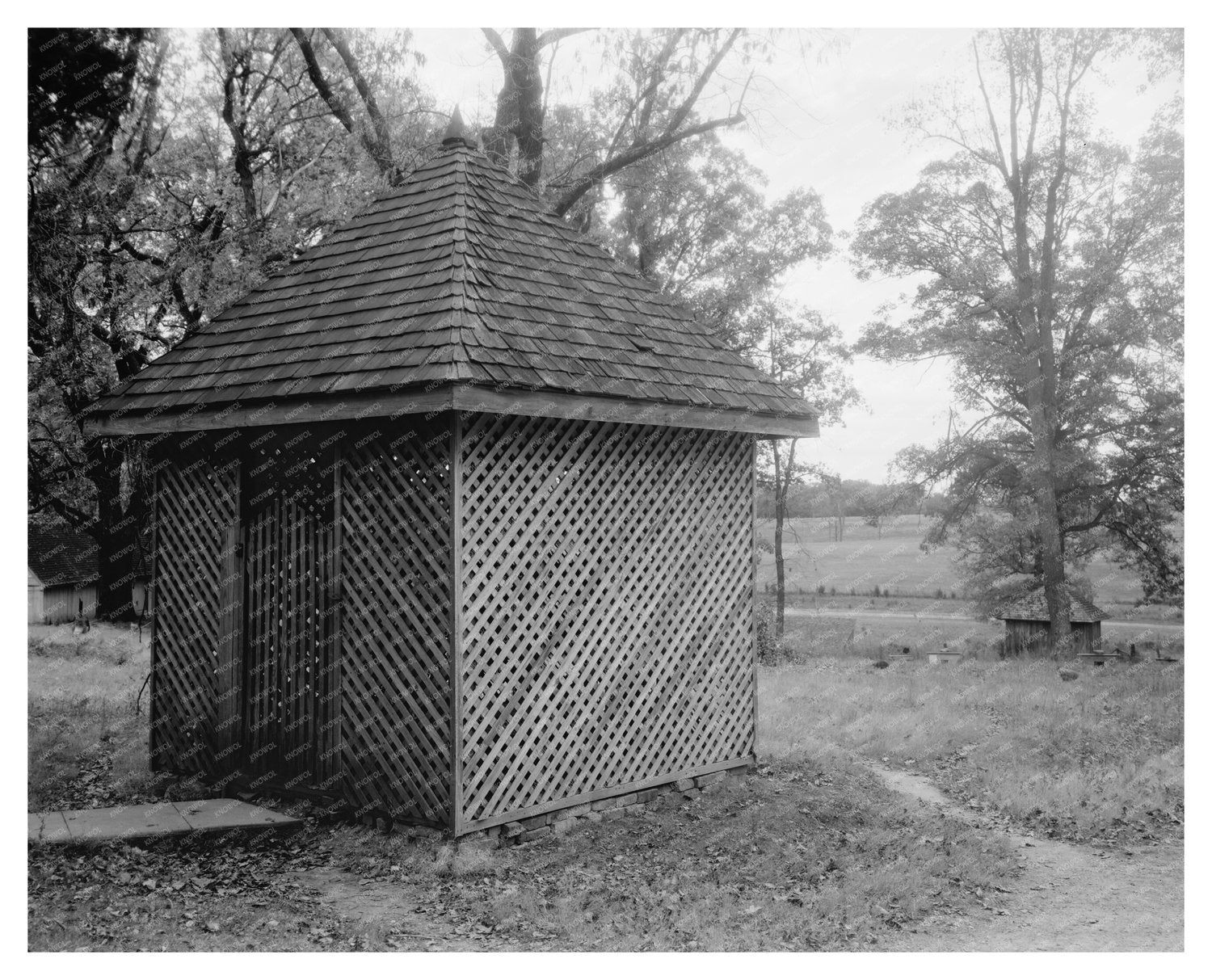 Well House in Gordonsville, Virginia, 1930s Snapshot