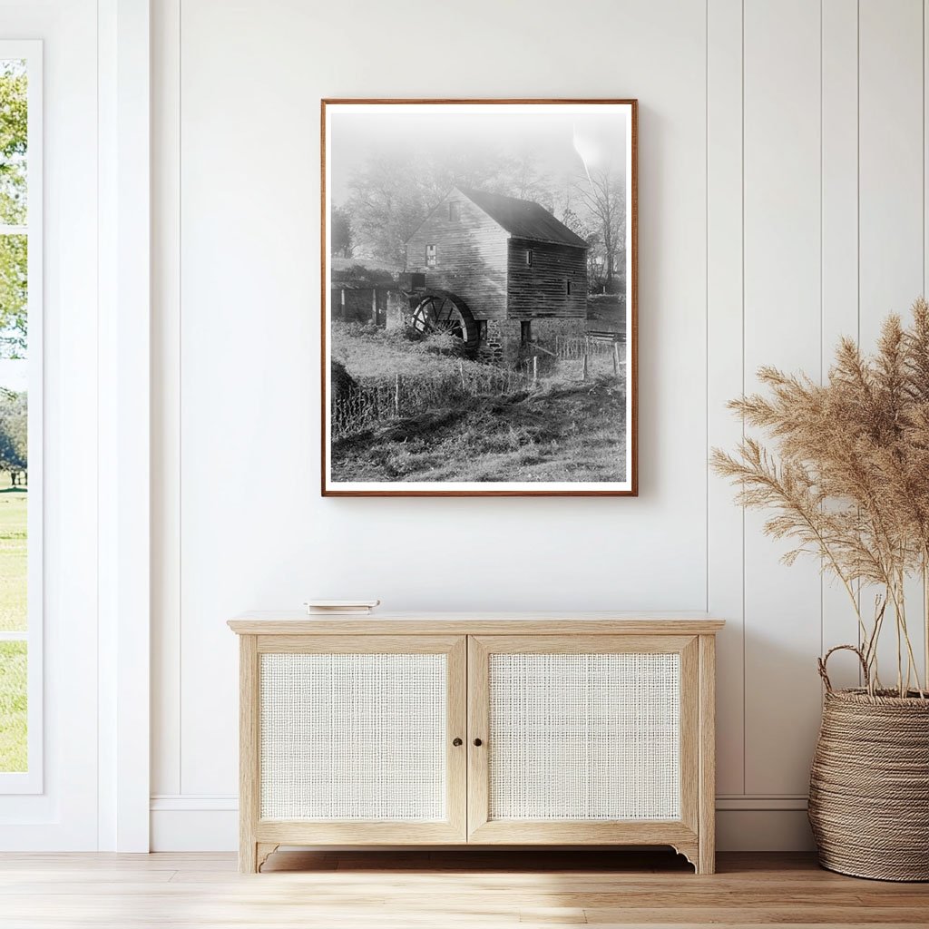Water Mill at Pollards Farm, Louisa County, VA, 1953