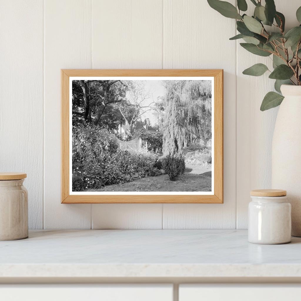 Vintage Garden Scene in Louisa County, Virginia, 1783