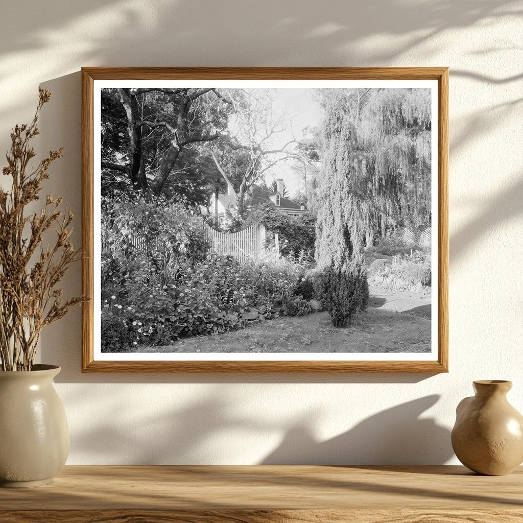 Vintage Garden Scene in Louisa County, Virginia, 1783