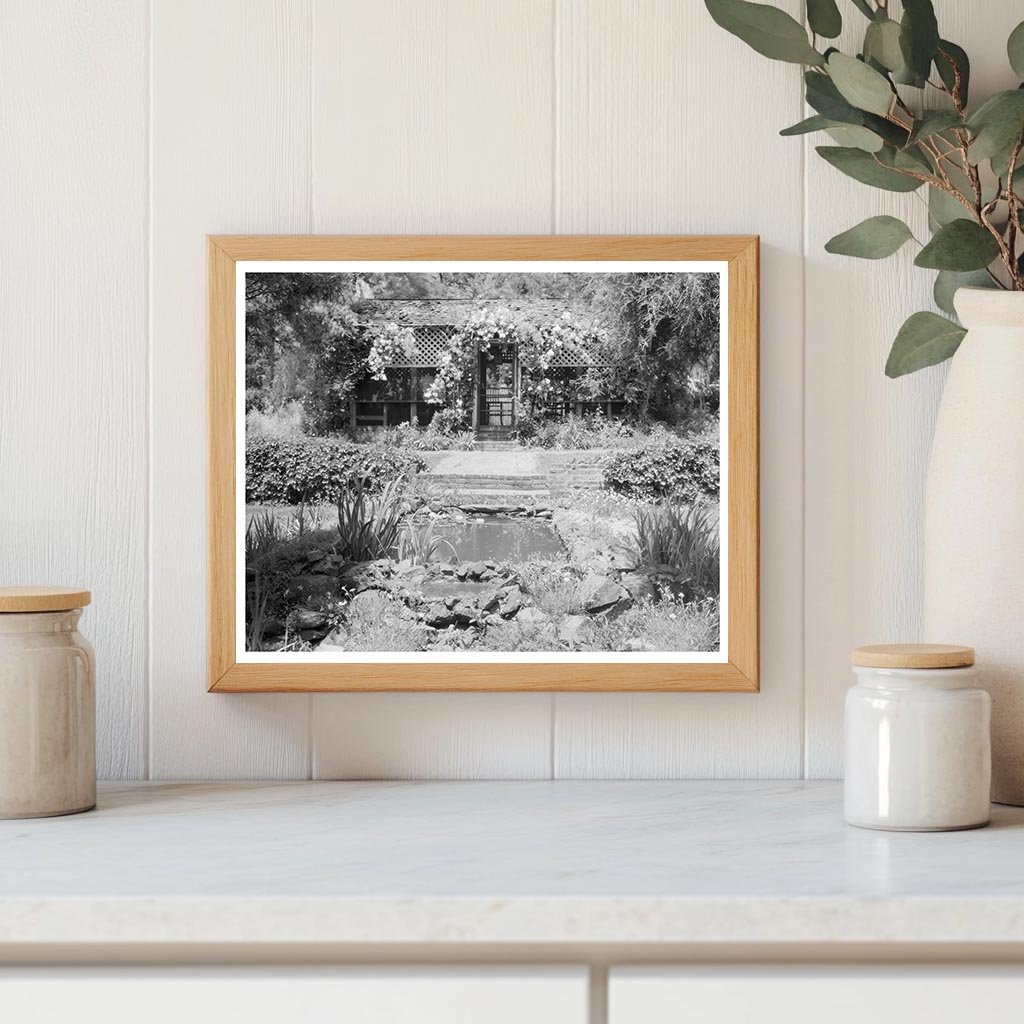 Historic Garden Scene, Louisa County, Virginia, 1783