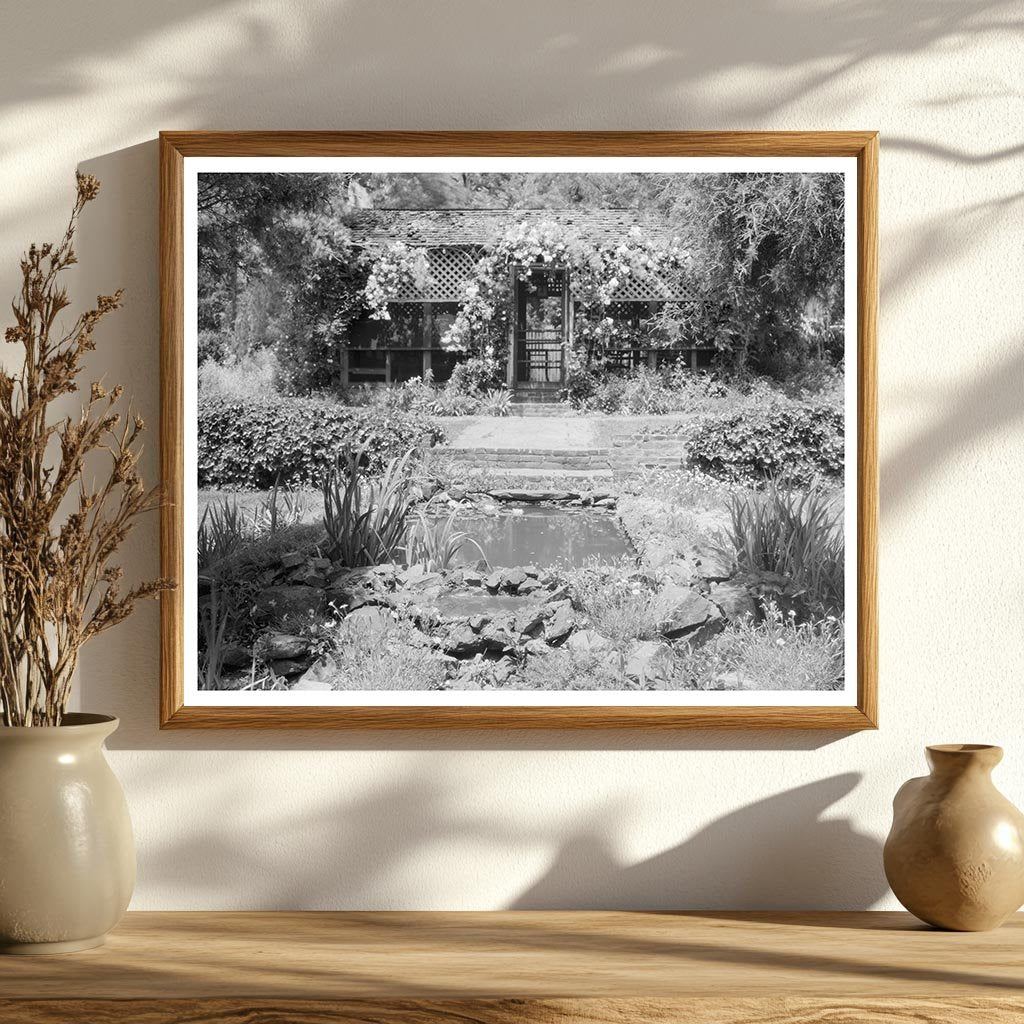 Historic Garden Scene, Louisa County, Virginia, 1783