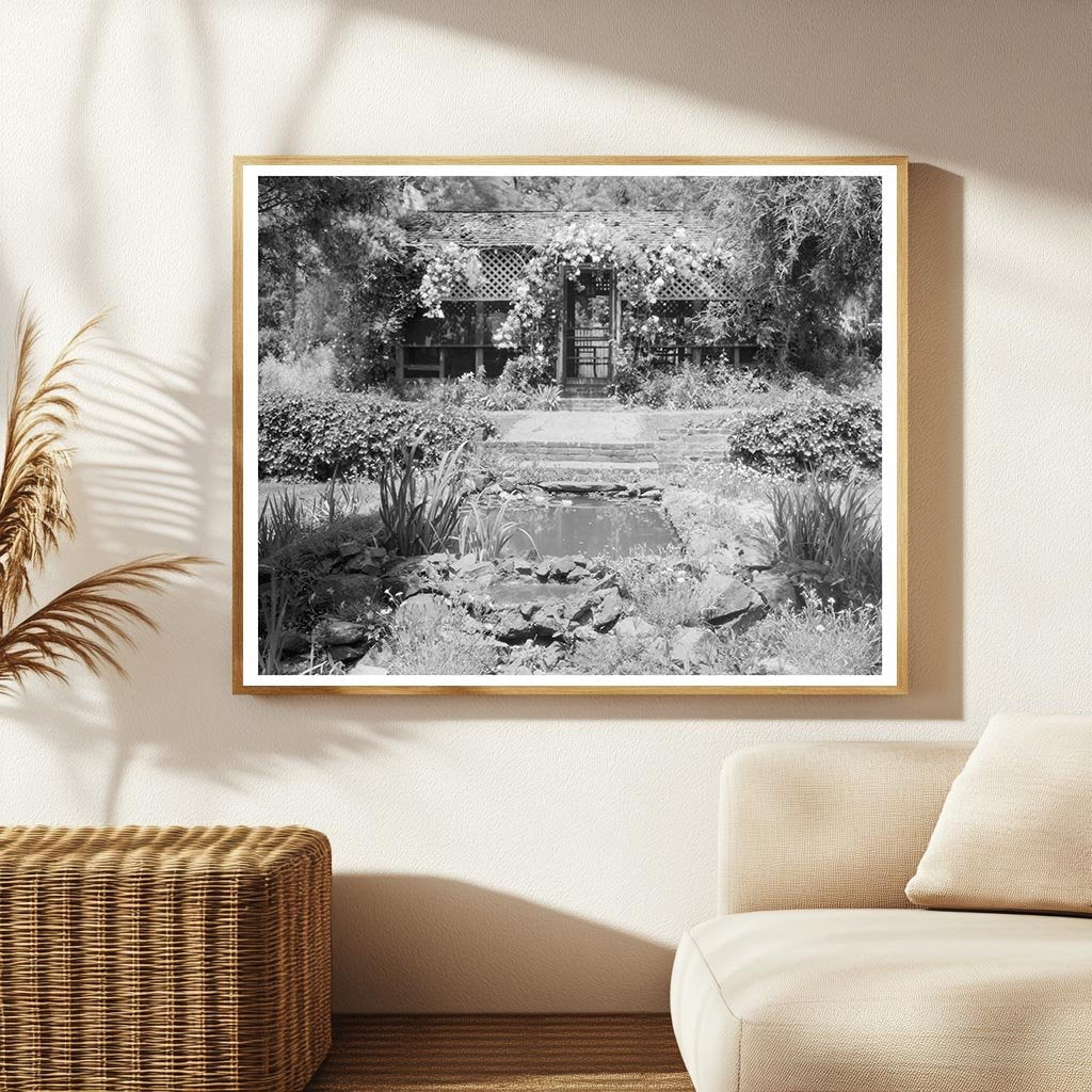 Historic Garden Scene, Louisa County, Virginia, 1783