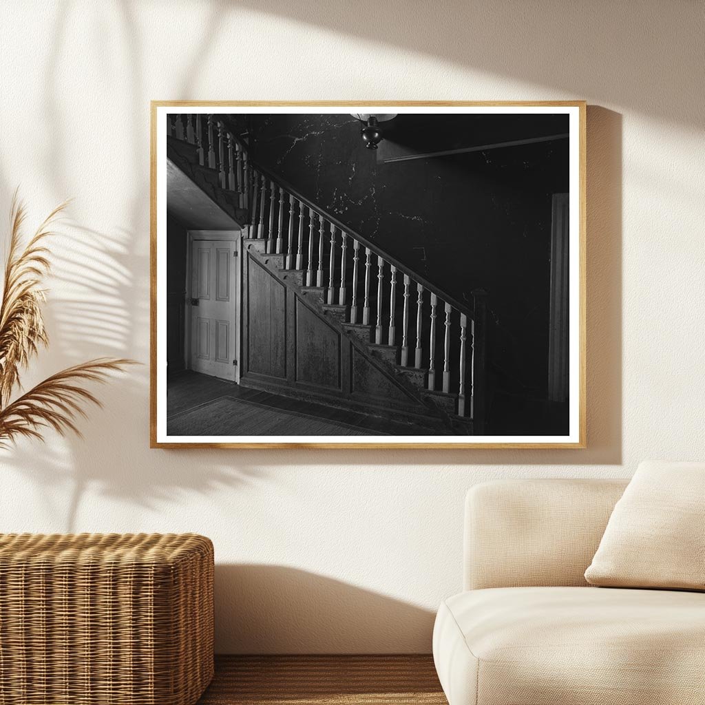 1890s Interior of Armistead Home, Mathews County, VA